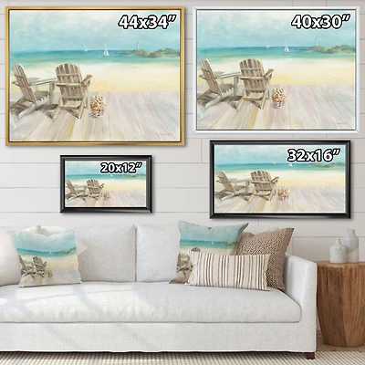 Seaside Morning no Window Canvas