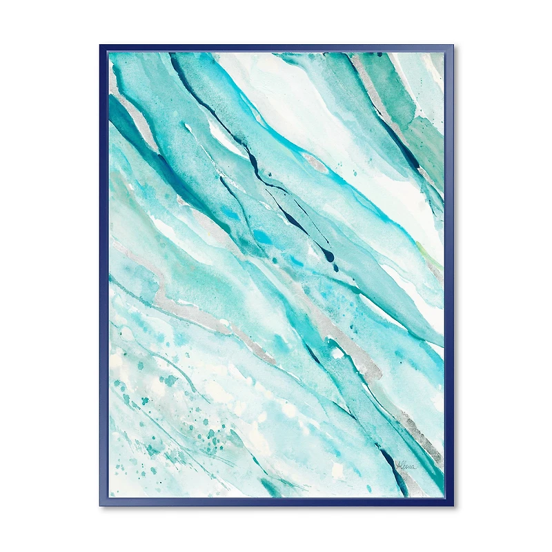 Toile « Silver Springs I Blue Green »
