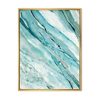Toile « Silver Springs I Blue Green »