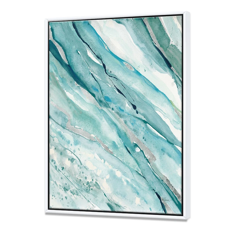 Toile « Silver Springs I Blue Green »
