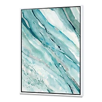 Toile « Silver Springs I Blue Green »
