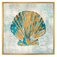 Coastal Pastel seashells I  Canvas