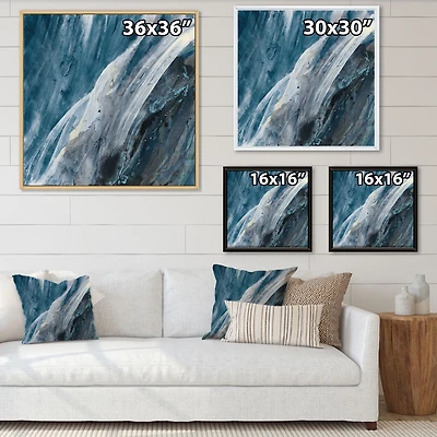 Splash Blue Indigo Wall Art