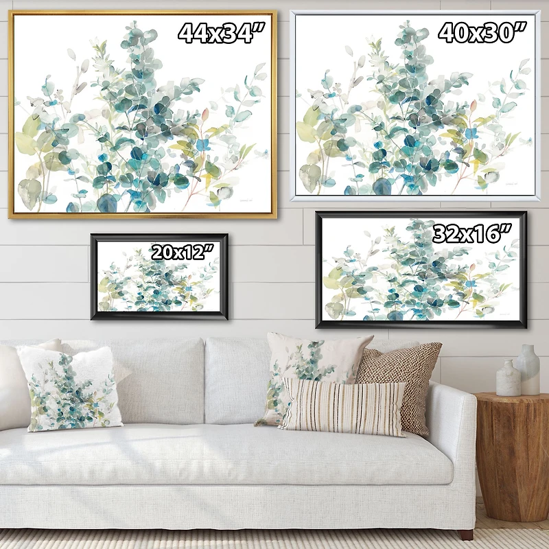 Eucalyptus Natural Element  Canvas Wall Art