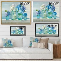 Coastl Flowers Bouquets  Canvas Art