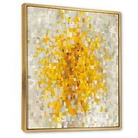 Toile  « Glam Yellow Explosion Blocks »