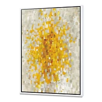 Glam Yellow Explosion Blocks  Canvas