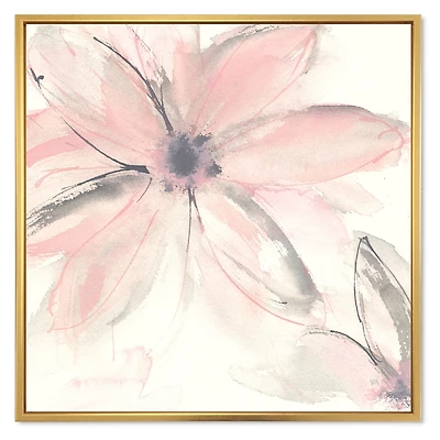 Toile  « Pink Shabby Floral II »
