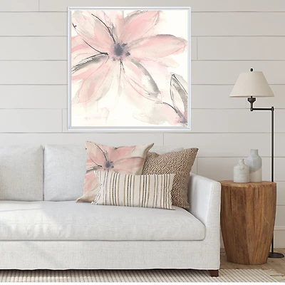 Pink Shabby Floral II  Canvas Artwork
