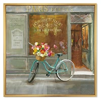 Paris French Flowershop  Canvas