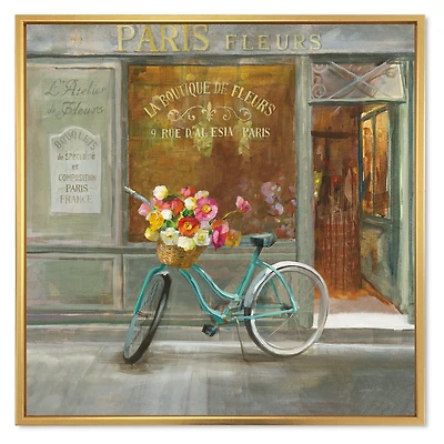 Toile « Paris French Flowershop »