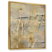 Geometric Cream Block II  Wall Art