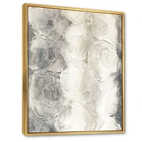 Gray Circles I  Canvas Wall Art