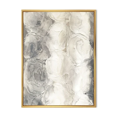 Gray Circles I Canvas Wall Art