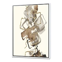 Gold Glam Squares III  Wall Art