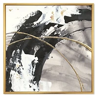 Toile « Glam Painted Arcs I »