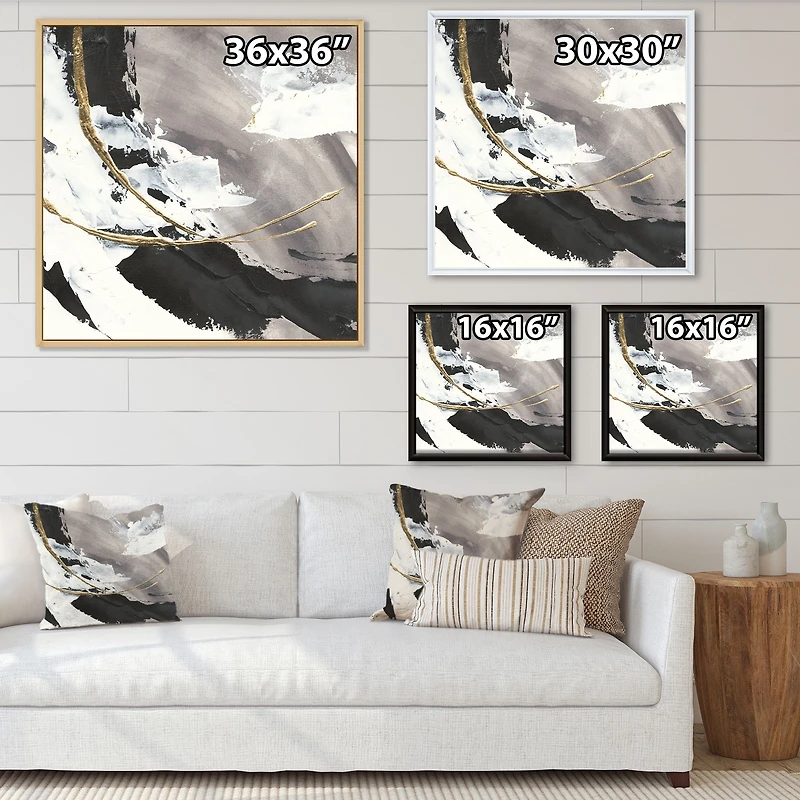 Toile imprimée « Glam Printed Arcs II »