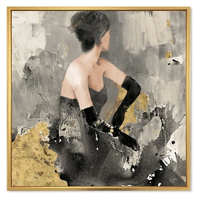 Gold Fashion Dance Wall Art