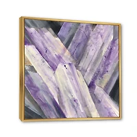 Geometric Purple Glacier  Wall Art