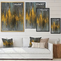 Black and Gold Glam Abstract Wall Art