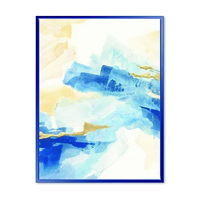 Metallic Gold Indigo II  Wall Art