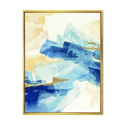 Metallic Gold Indigo II  Wall Art