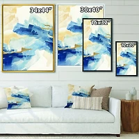 Metallic Gold Indigo II  Wall Art