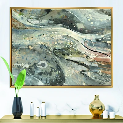 Fire and Ice Minerals VI  Wall Art