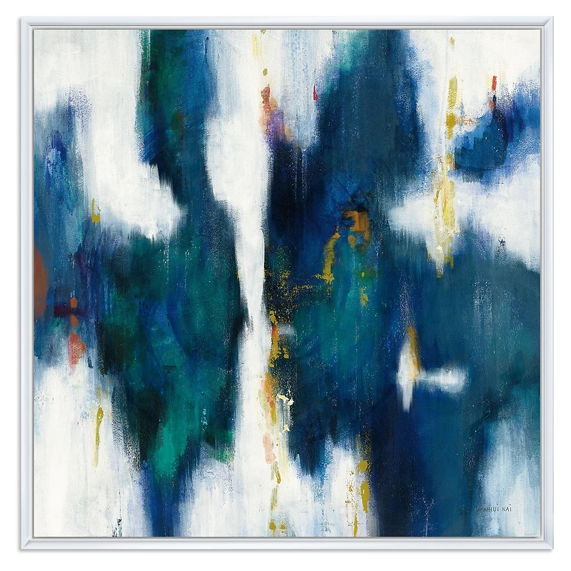 Blue Glam Texture I Wall Art