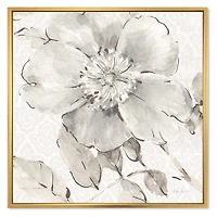 Indigold Grey Peonies II  Wall Art