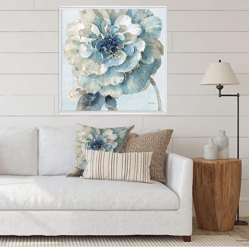 Indigold Watercolour Flower II  Canvas Wall Art Print