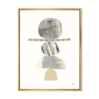 Geometric Balance Neutral I  Wall Art