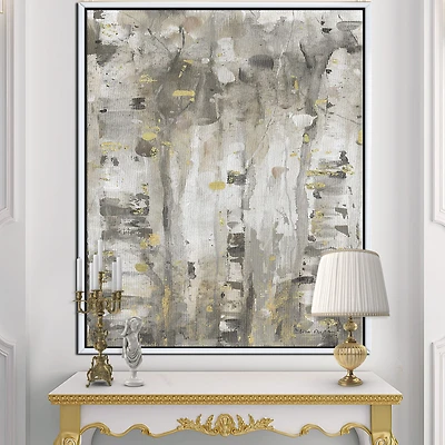 The Modern Grey Forest Wall Art