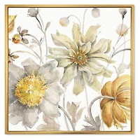 Fields of Gold Watercolor Flower V  Canvas
