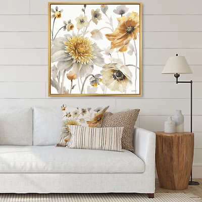 Fields of Gold Watercolor Flower VI  Wall Art