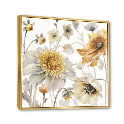 Fields of Gold Watercolor Flower VI  Wall Art