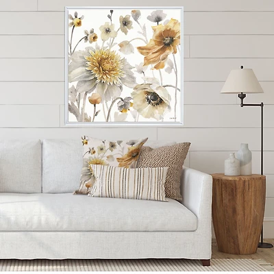 Fields of Gold Watercolor Flower VI  Wall Art