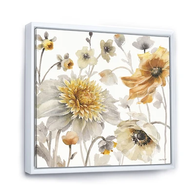 Fields of Gold Watercolor Flower VI  Wall Art