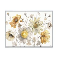 Fields of Gold Watercolor Flower VII Canvas Art