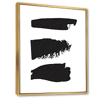 Black and White Geometric Company II Canvas