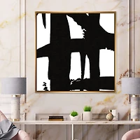 Black & White Crossing Paths II Wall Art