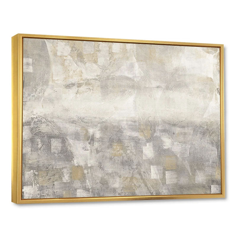 Gray Abstract Watercolor  Canvas