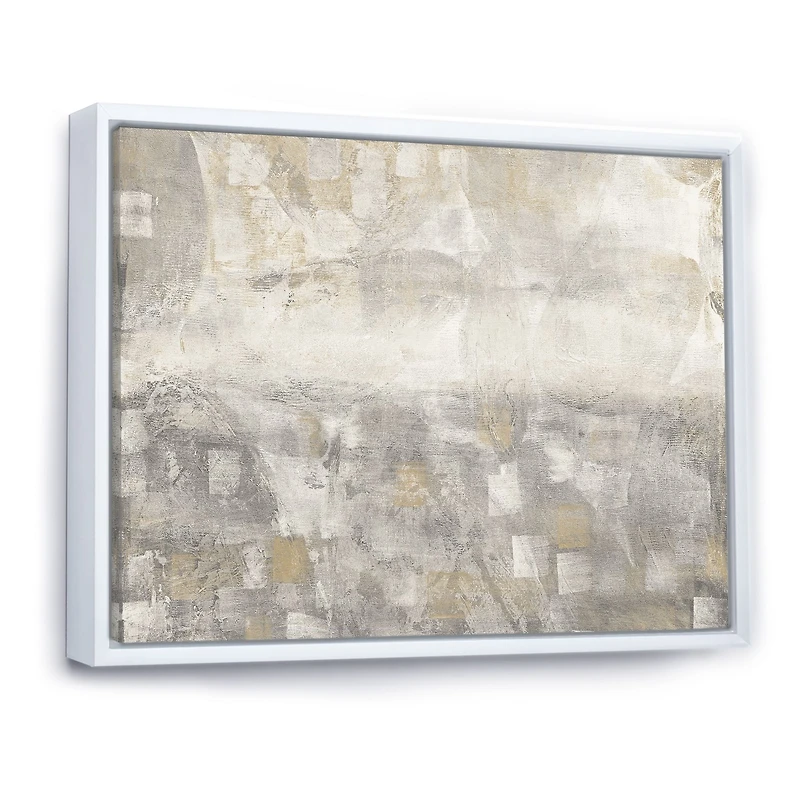 Gray Abstract Watercolor  Canvas