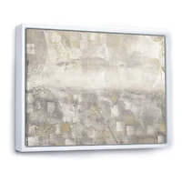Gray Abstract Watercolor  Canvas