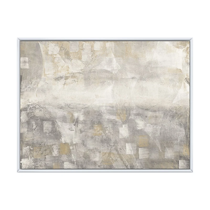Gray Abstract Watercolor  Canvas