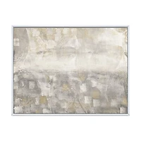 Gray Abstract Watercolor  Canvas