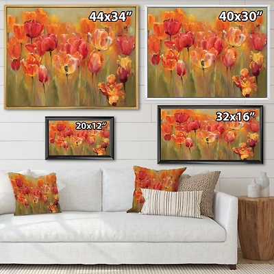 Red Tulips  Wall Art