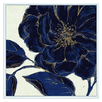 Dark Rose Gilded Gold  Canvas Wall Art Print