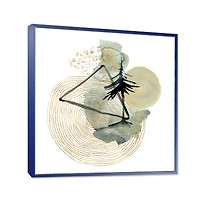 Abstract of Mountains Moon and Tree  Wall Art