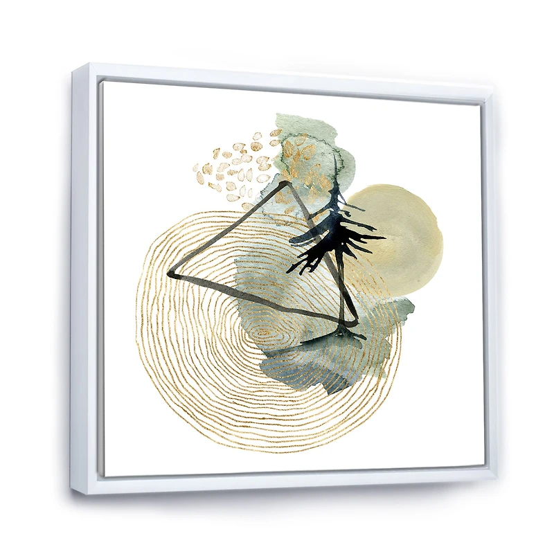 Abstract of Mountains Moon and Tree  Wall Art